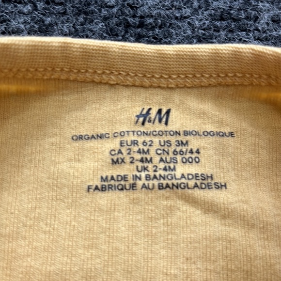 H&M organic cotton set Sz 2-4m euc bundle to save - Picture 3 of 8